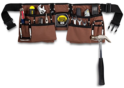 Brown and Black Heavy Duty Tool Belt