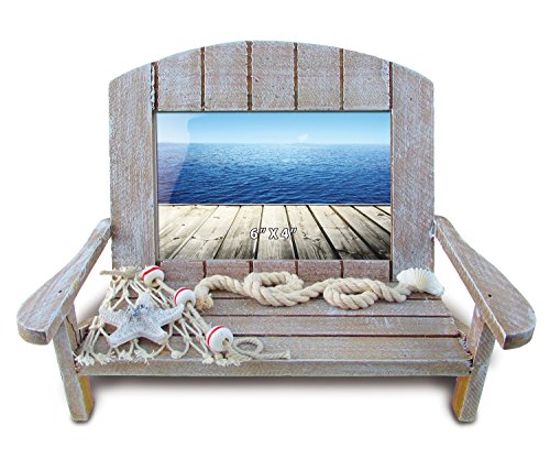 Brown Beach Chair Photo Frame