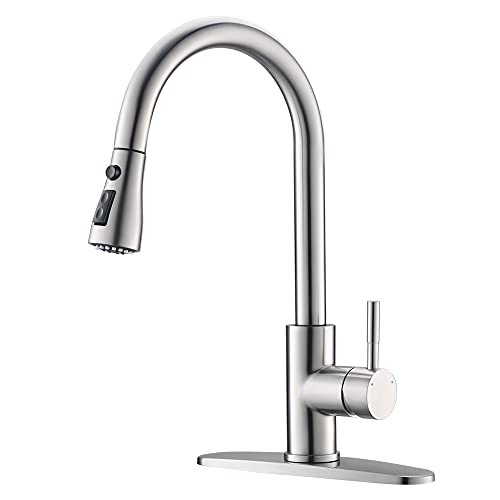 Brushed Nickel Kitchen Faucets