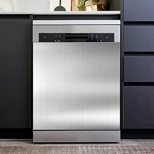 Brushed Stainless Steel Dishwasher Magnet Cover
