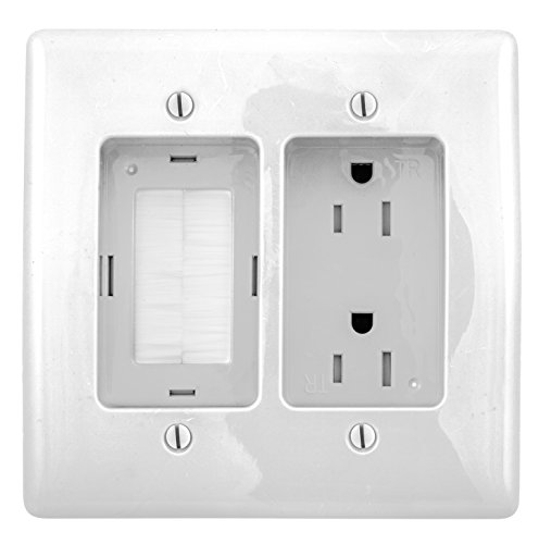 Bryant Electric TV Connection Outlet Plate