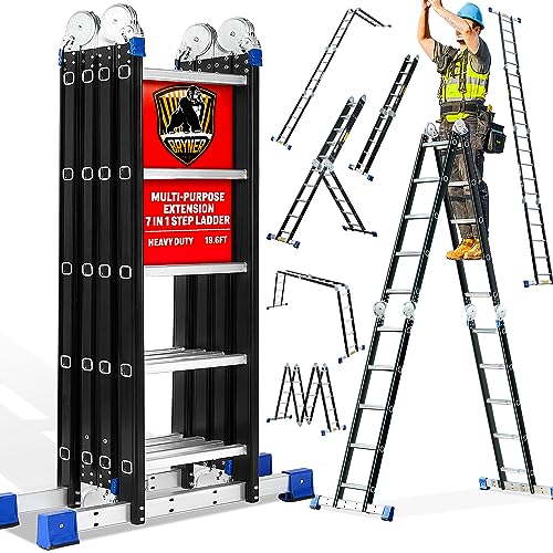 Bryner 7 in 1 Multi-Purpose Aluminium Extension Ladder