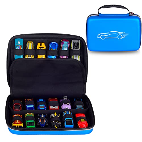 BTOPCASE Hard EVA Carrying Case for Hot Wheels and Matchbox Cars