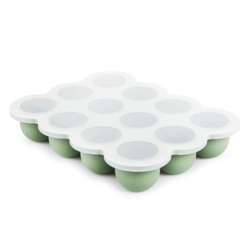 btrfe Silicone Baby Food Freezer Tray with Lid
