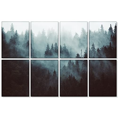 BUBOS 8 Pack Art Acoustic Panels for Soundproof Wall Decor
