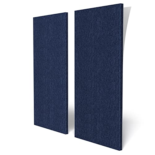 BUBOS Fabric Wrapped Panel Soundproof Wall Panels (Navy Blue)