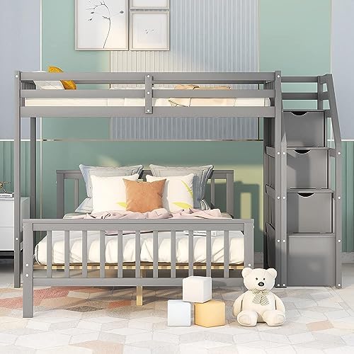 Bunk Beds with Storage Stairs