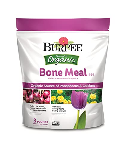 Organic Bone Meal Fertilizer for Strong Roots in Tomatoes, Peppers, Bulbs - 3 lb