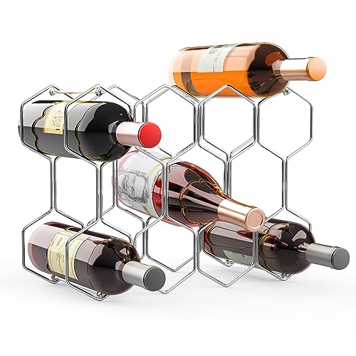 Buruis Countertop Wine Rack - 14 Bottle Wine Holder