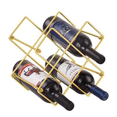 Buruis Countertop Wine Rack - 6 Bottle Wine Holder