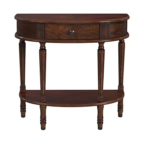 Butler Specialty Company Mozart Handmade Demilune Console Table - Cherry Brown