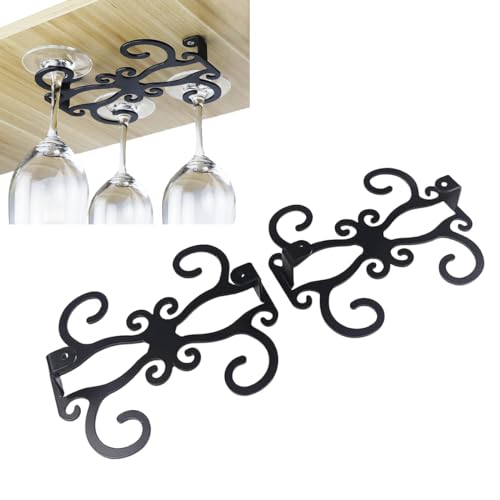 Butterfly Shaped Hanging Wine Glass Rack