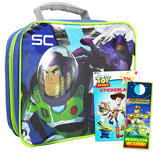 Buzz Lightyear Lunch Box Set - Toy Story Lunch Bag Set for Boys