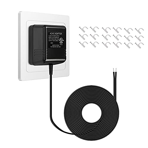 BVPOW UL Certified Doorbell Power Adapter with 26ft Cable