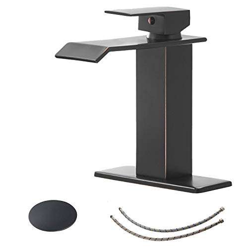 BWE Bronze Bathroom Faucet with Pop Up Drain