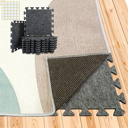Sonic Acoustics Non Slip Soundproof Rug Pad 12x12x0.4inches, (Felt +  Rubber) Double Layers Area Carpet Mat Tap, Provides Protection and  Cushioning for