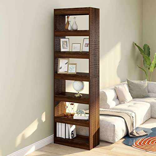 BynJoo 6-Tie Wooden Bookcase