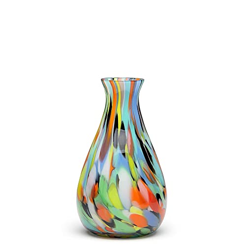 Cá d'Oro Small Glass Vase Multicolor Confetti