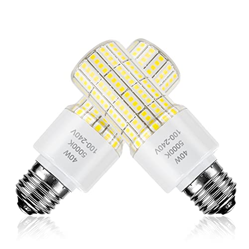 40W Led Light Bulb 5000K Daylight White for Indoor/Outdoor Use