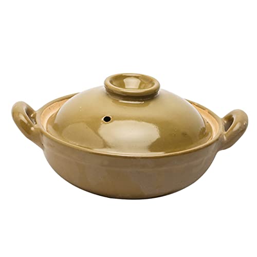 Chinese Clay Casserole Ceramic Pot For Gas Fire Cooking Soup Porridge 1L-3L