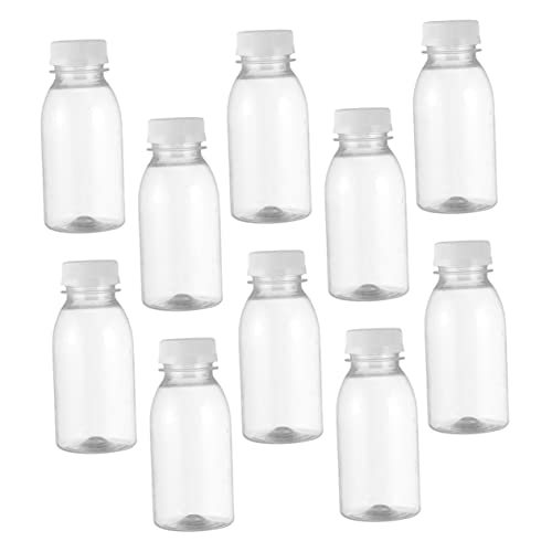Cabilock Plastic Milk Bottles with Lids