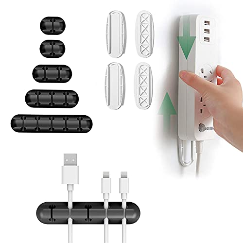 Cable Clips and Self Adhesive Power Strip Holder
