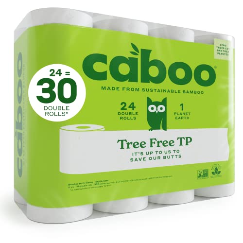 Caboo Bamboo Toilet Paper - Sustainable and Soft