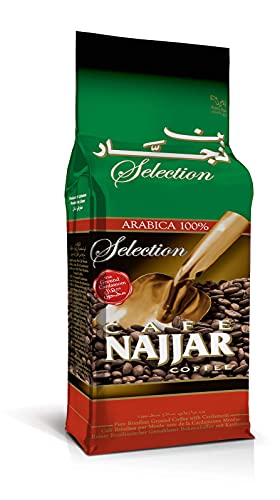 Café Najjar Turkish Coffee with Cardamom, 100% Arabica, Dark Roast