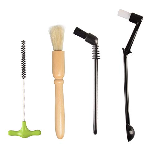 CAFEMASY 4-Piece Coffee Cleaning Brush Set