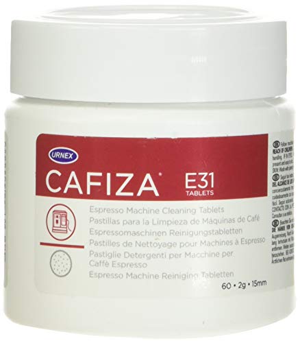 Cafiza Espresso Machine Cleaner and Descaler - 60 Cleaning Tablets - For Professional Barista Use