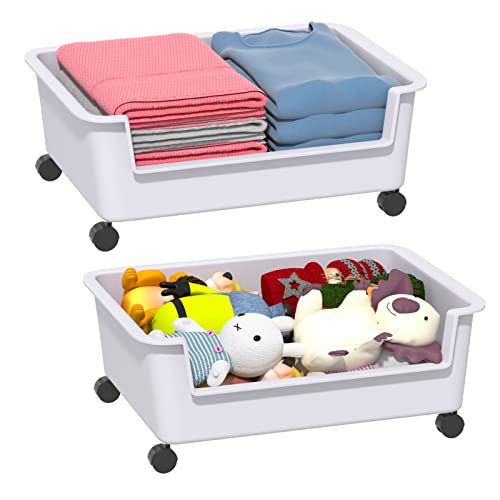 Under Bed Storage with Wheels: Multi-Purpose Closet Organizer