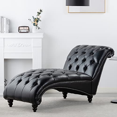 CALABASH Faux Leather Chaise Lounge