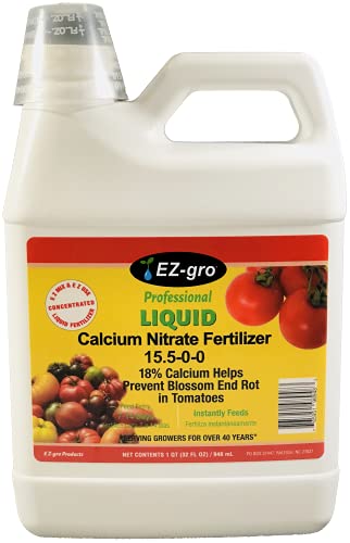 EZ-gro Calcium Nitrate: 18% Calcium Fertilizer for Tomatoes & Hydroponics