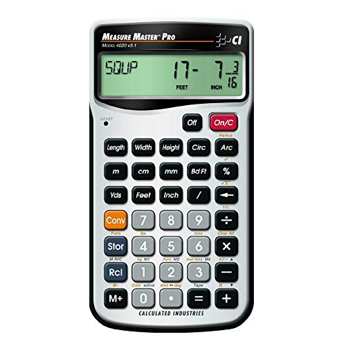 Calculated Industries 4020 Measure Master Pro Construction Calculator