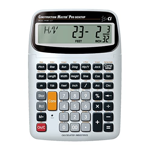 Construction Master Pro-Desktop Math Calculator for Construction Professionals