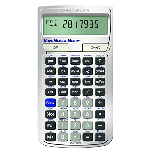 Calculated Industries 8025 Measure Master Calculator