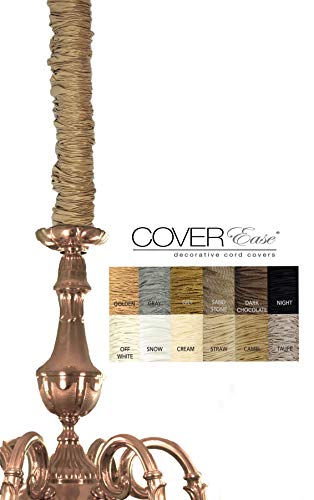 Camel CoverEase Chandelier Chain Cover 4 Ft Long Dark Tan
