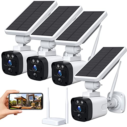 Camland 4MP Solar Wireless Security Camera System Outdoor