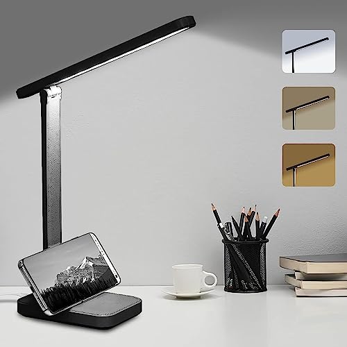 candyfouse LED Desk Lamp: Portable and Eye-Caring Reading Light