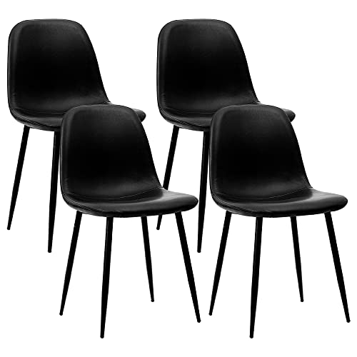 Canglong Modern Side Chair Set Of 4 Stylish And Comfortable Dining Chairs 41G8MAfqquL 