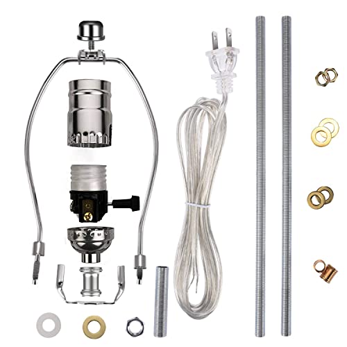 Canomo Lamp Kit with Harp, Socket, and Parts for DIY Lamp