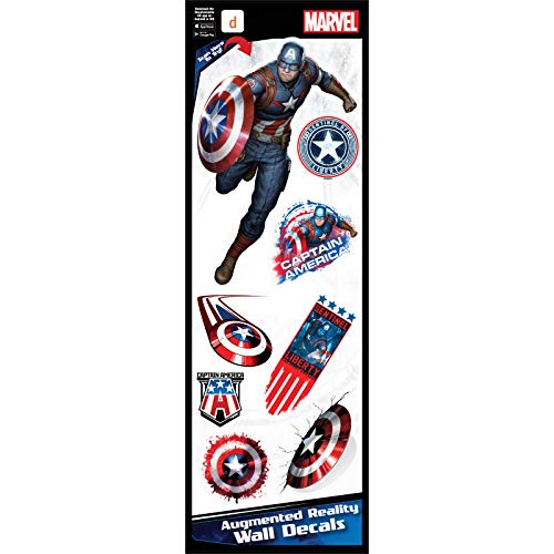 Captain America Augmented Reality Wall Decal