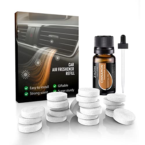Car Air Freshener Refills with Cinnamon Essential Oil