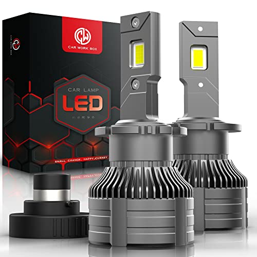 Car Work Box D2S LED Headlight Bulb 500% Brighter