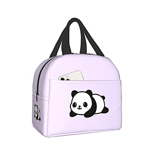 Carati Panda Purple Lunch Bags