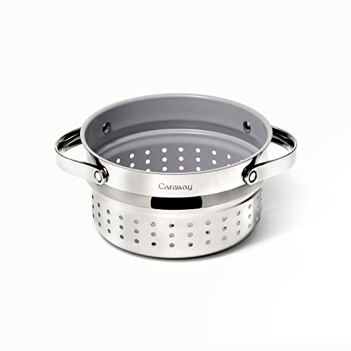 Caraway Stainless Steel Steamer with Handles
