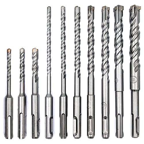 Carbide-Tipped SDS-Plus Rotary Hammer Drill Bit Set