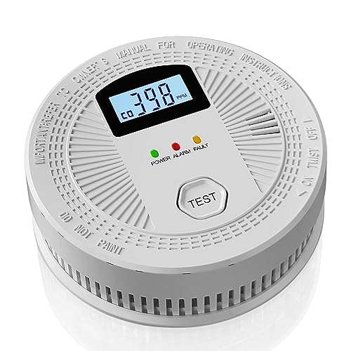 Carbon Monoxide and Smoke Alarm with Digital Display