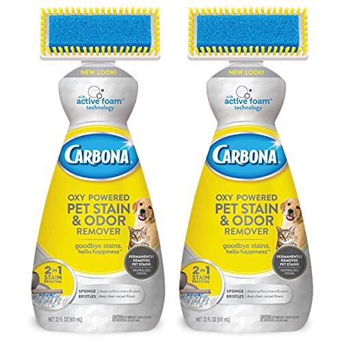 Carbona Oxy-Powered Pet Stain & Odor Remover 22oz 2 Pack