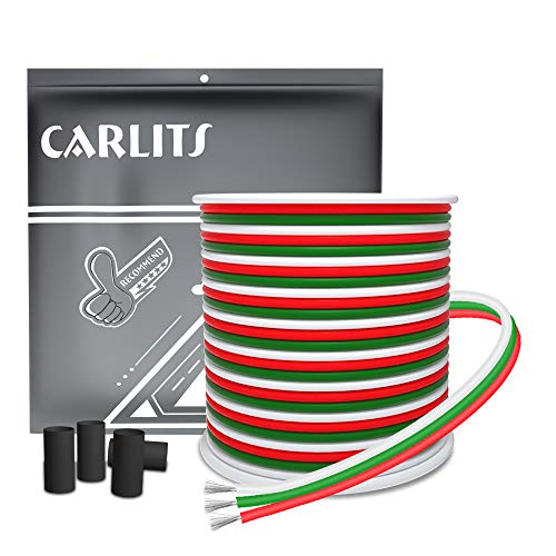 CARLITS Extension Cable Wire Cord Line for LED Strip Lights
